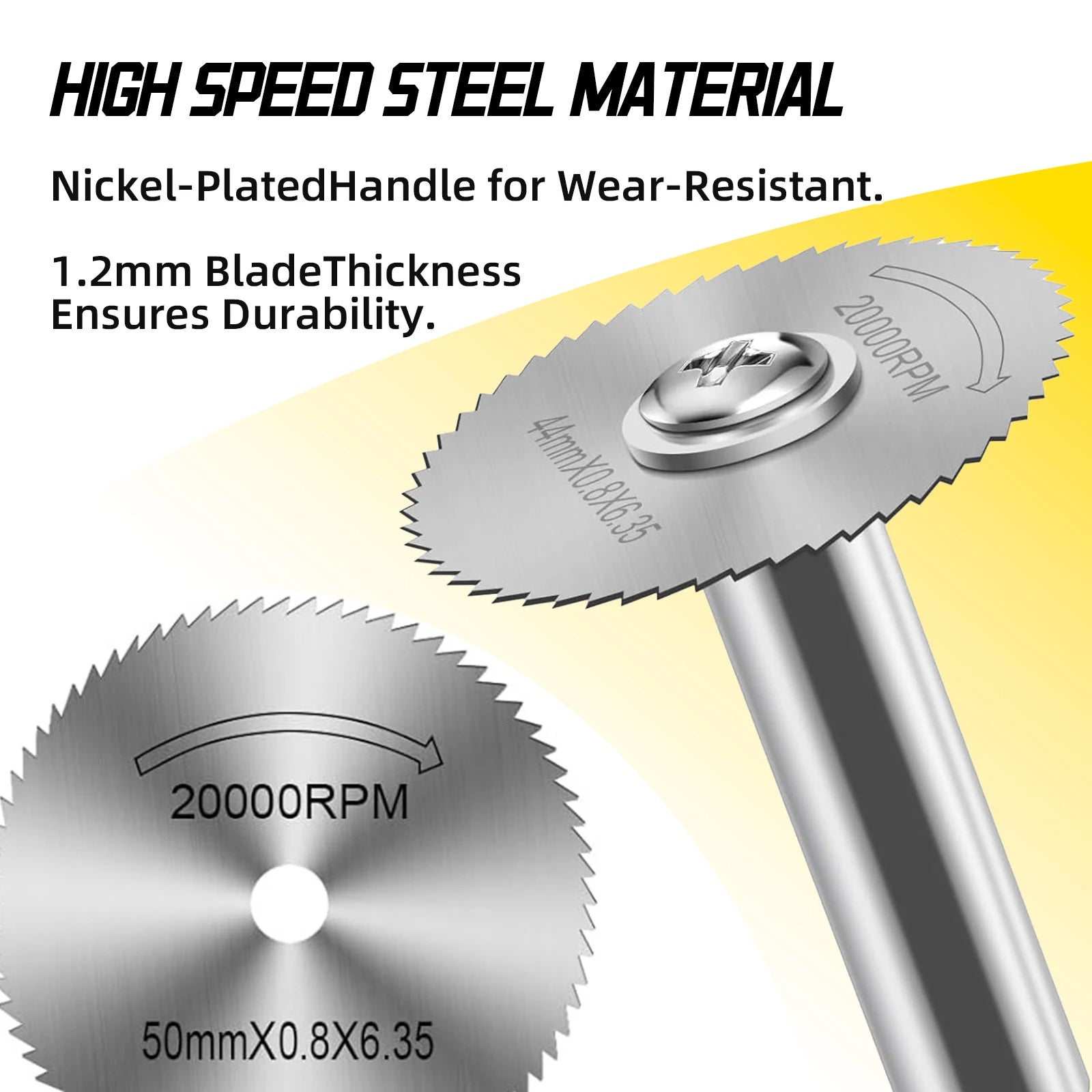 High-Speed HSS Rotary Cutting Wheel Set for Drill Tools