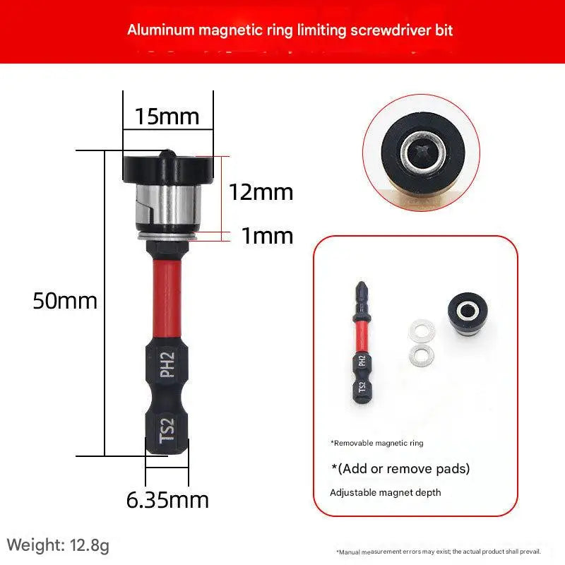 Magnetic Drywall Screwdriver Bit – 50 mm PH2 Hex Shank