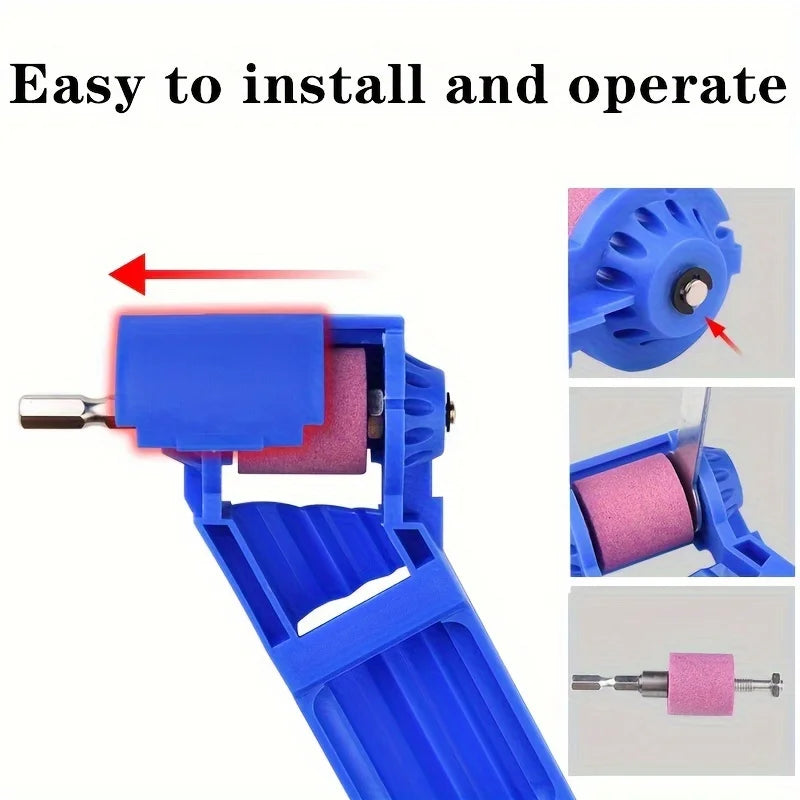 Portable Nail Drill Bit Sharpener With Grinding Wheel