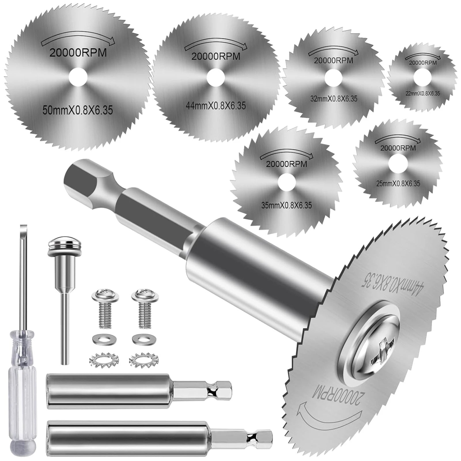 High-Speed HSS Rotary Cutting Wheel Set for Drill Tools
