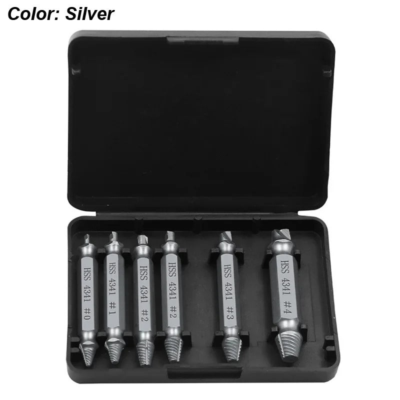 stripped Screw Extractor Drill Bit Set